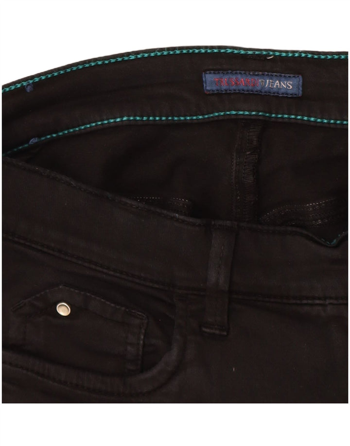 Jeans skinny feminino TRUSSARDI IT 44 médio W28 L29 preto