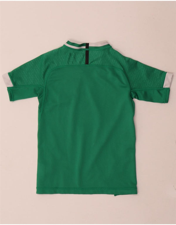 Camiseta Canterbury Boys IRFU com estampa gráfica 7-8 anos verde bloco colorido