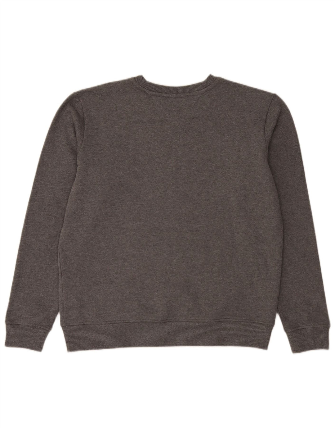 Tommy Hilfiger moletom gráfico masculino jumper grande algodão cinza