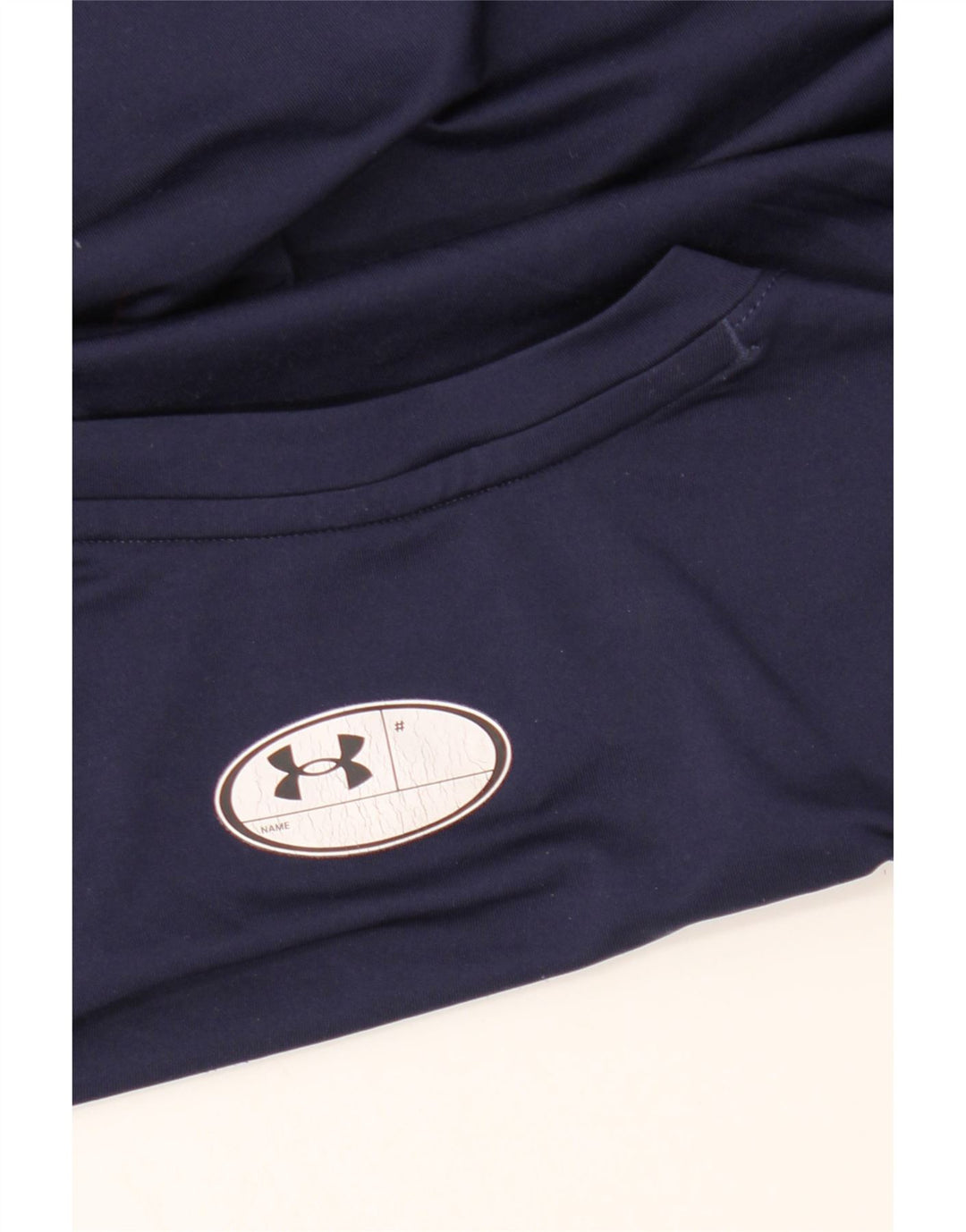 Camiseta masculina Under Armour Heat Gear Top médio azul marinho sintético