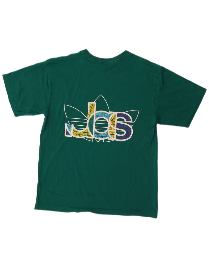 Camiseta Adidas Masculina Graphic Top Verde Médio