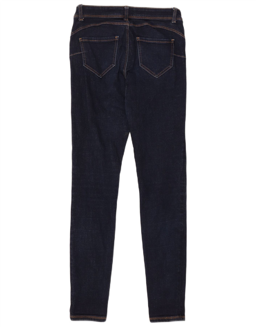 Calça jeans skinny feminina BENETTON W28 L30 azul marinho poliéster