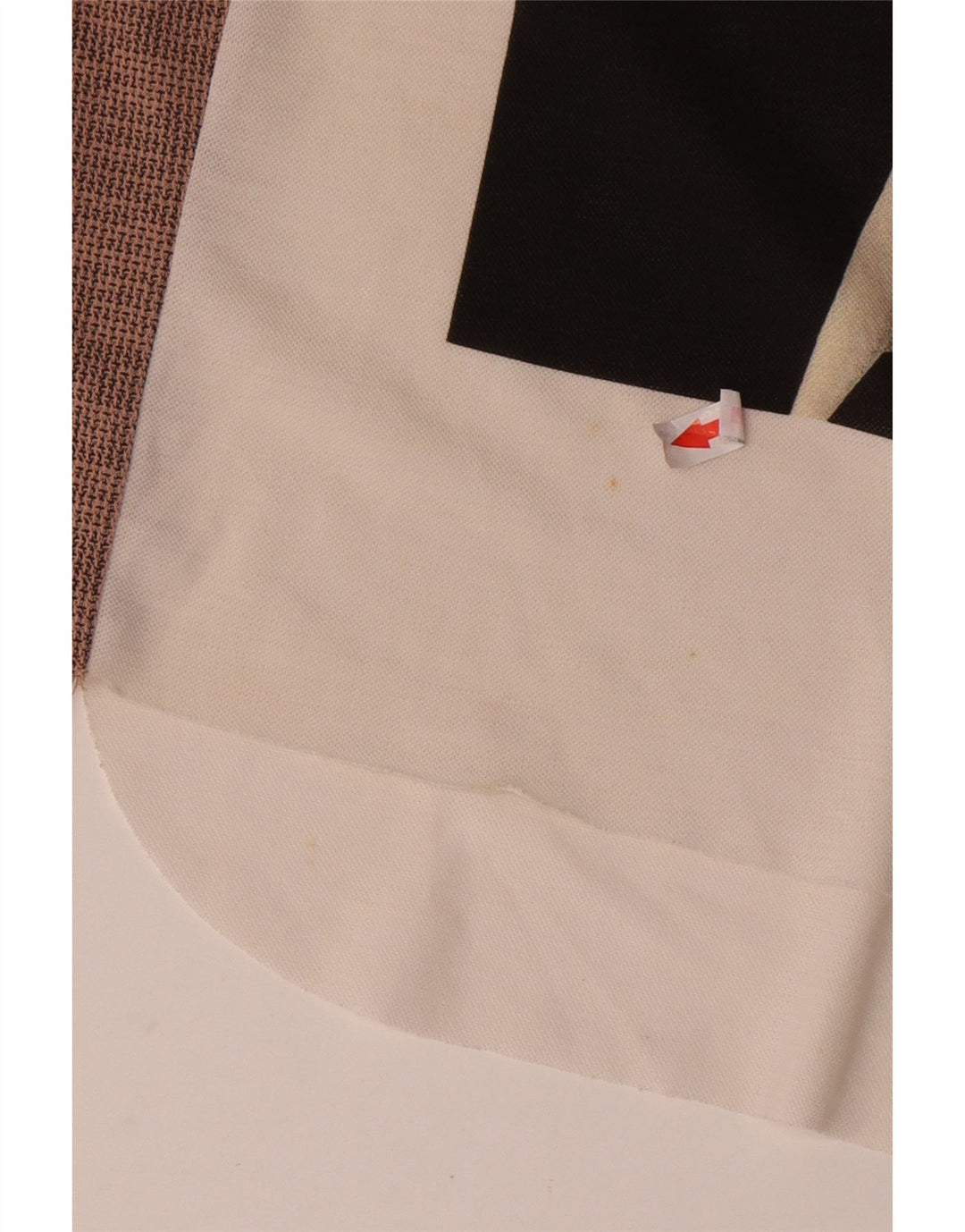 Zara Top gráfico feminino oversized manga 3/4 Reino Unido 10 pequeno branco