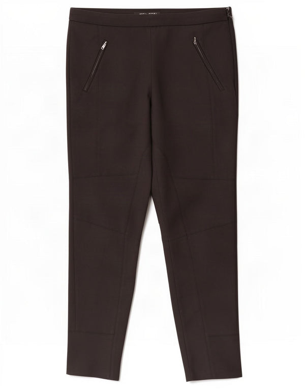 Calça feminina casual slim Zara grande W30 L30 algodão preto