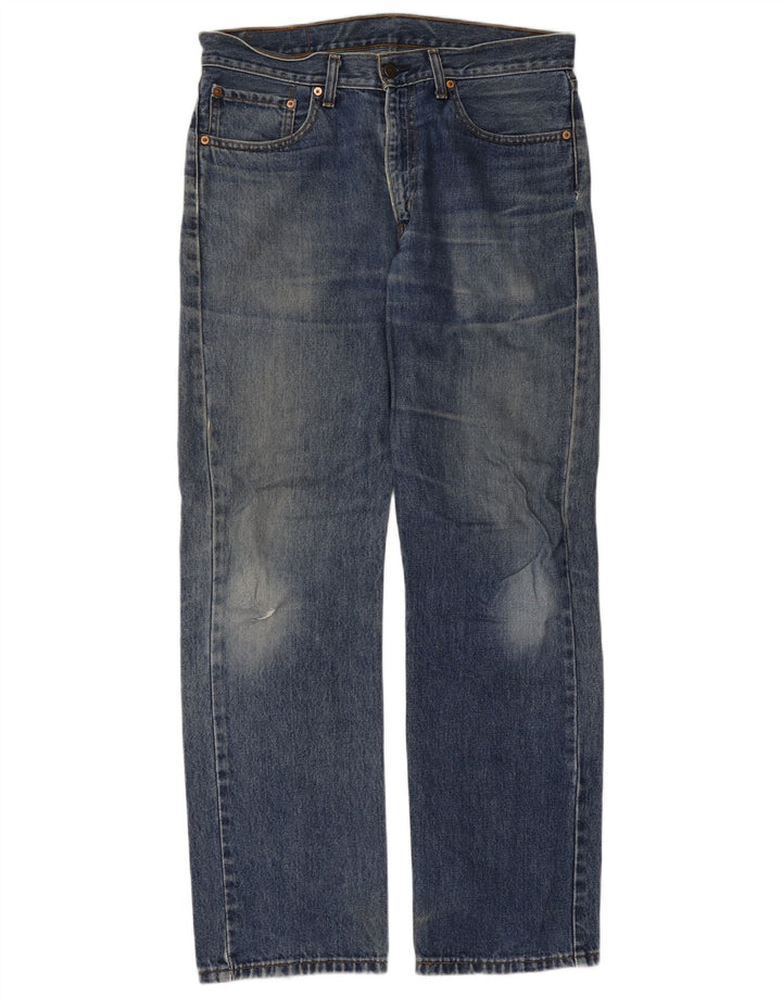 Calça jeans masculina Levi's 751 Straight W34 L32 azul algodão