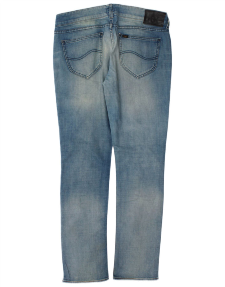 Lee Mens Slim Jeans W31 L33 Azul Algodão