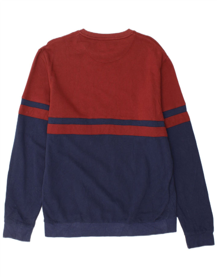 Lyle & Scott moletom masculino jumper grande algodão colorblock azul marinho