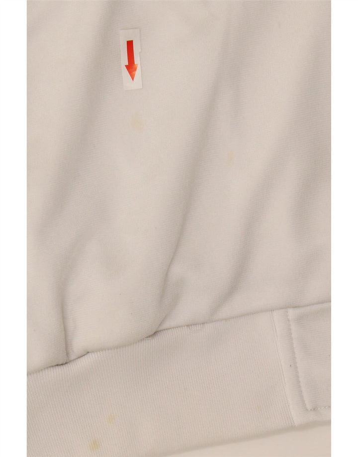 Kappa Mens Treino Top Jaqueta Médio Branco Colourblock Poliéster