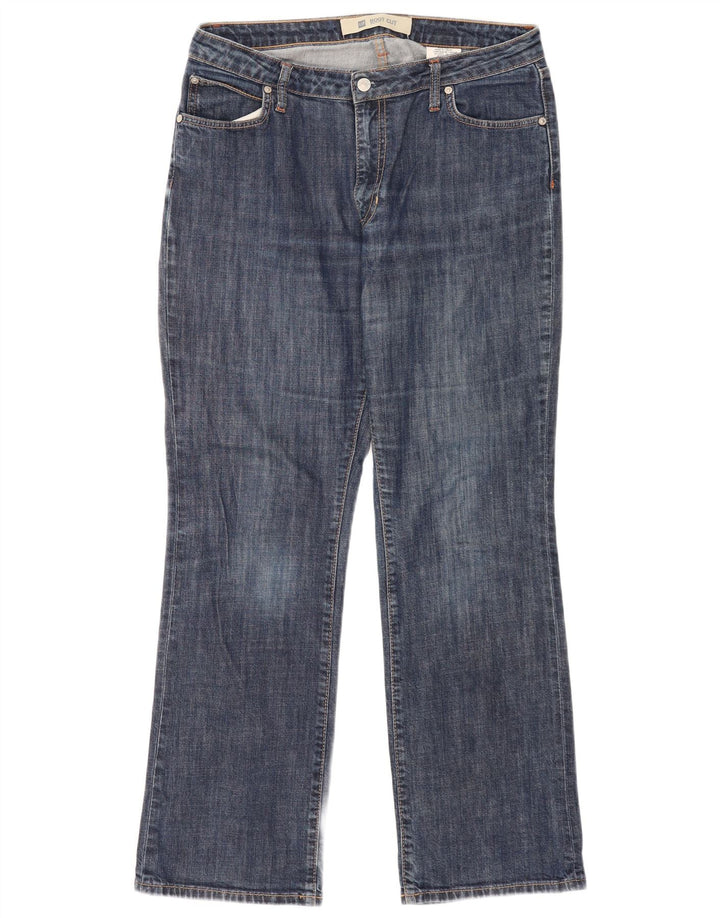 Jeans feminino Gap Stretch Bootcut US 12 grande W32 L29 algodão azul