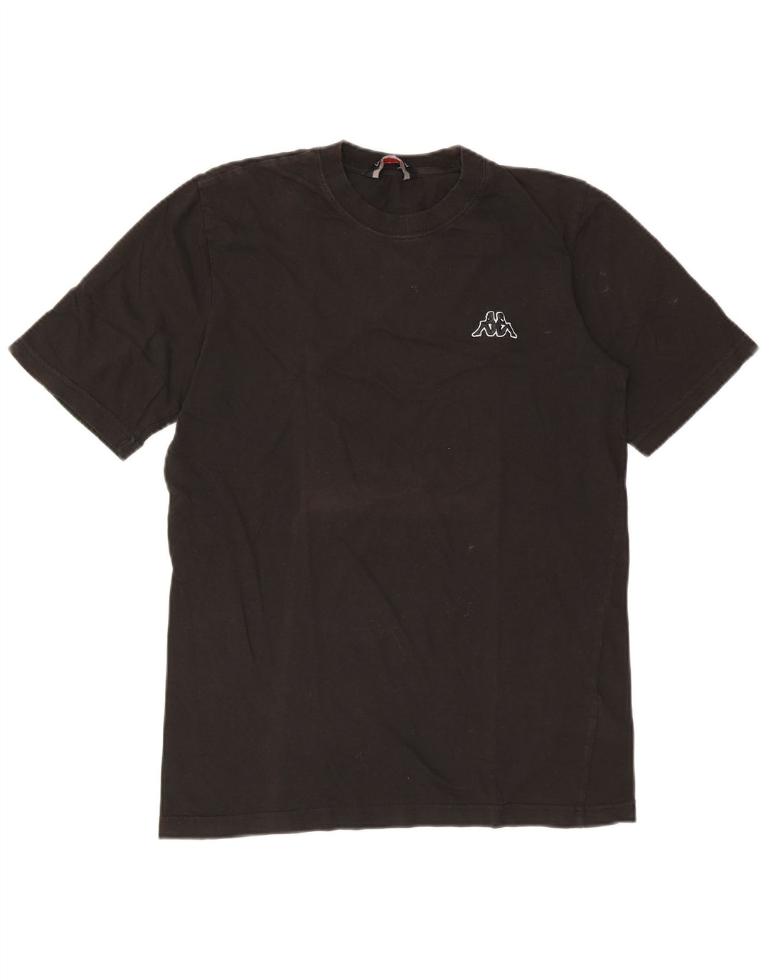 Camiseta masculina Kappa Top grande algodão preto