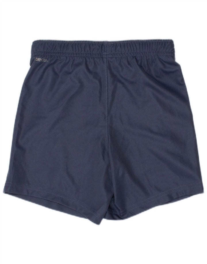 Shorts esportivos Puma meninos 5-6 anos azul marinho colorblock poliéster