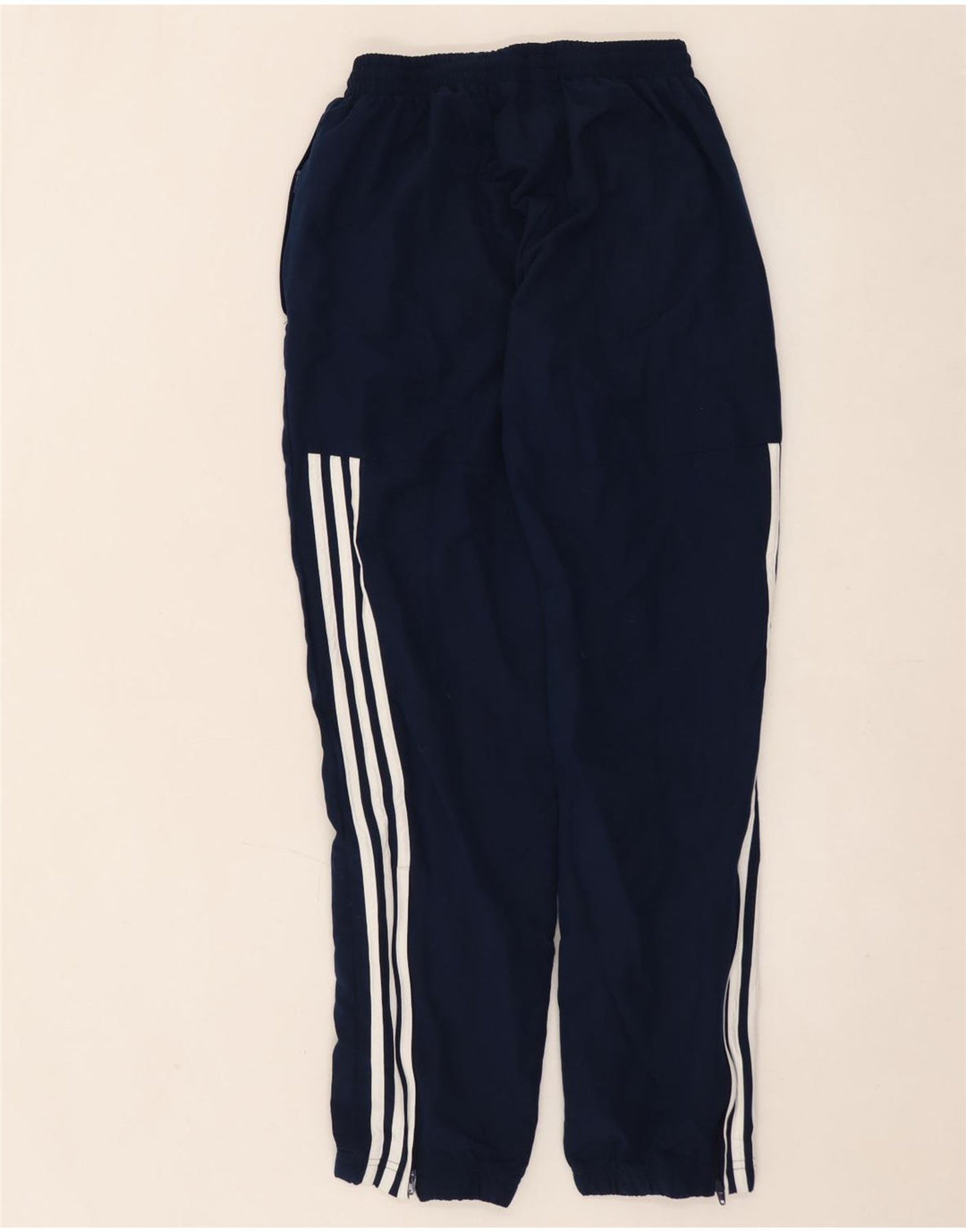 ADIDAS Mens Calças de treino Joggers Médio Azul Marinho Poliéster