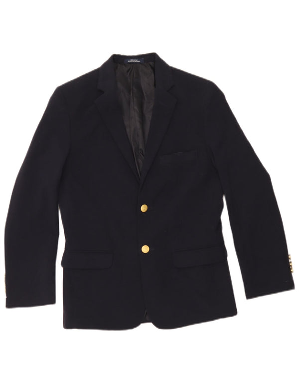 Jaqueta Blazer de 2 botões Chaps Boys 13-14 anos azul marinho poliéster
