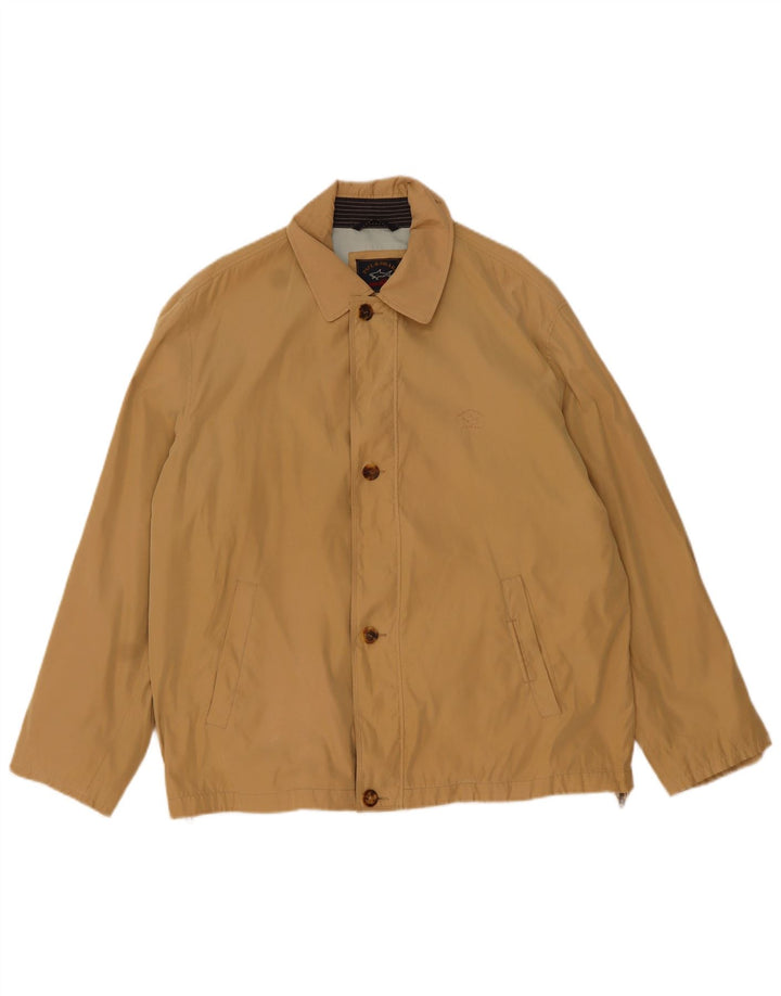 Jaqueta bomber masculina Paul & Shark Reino Unido 42 XL bege