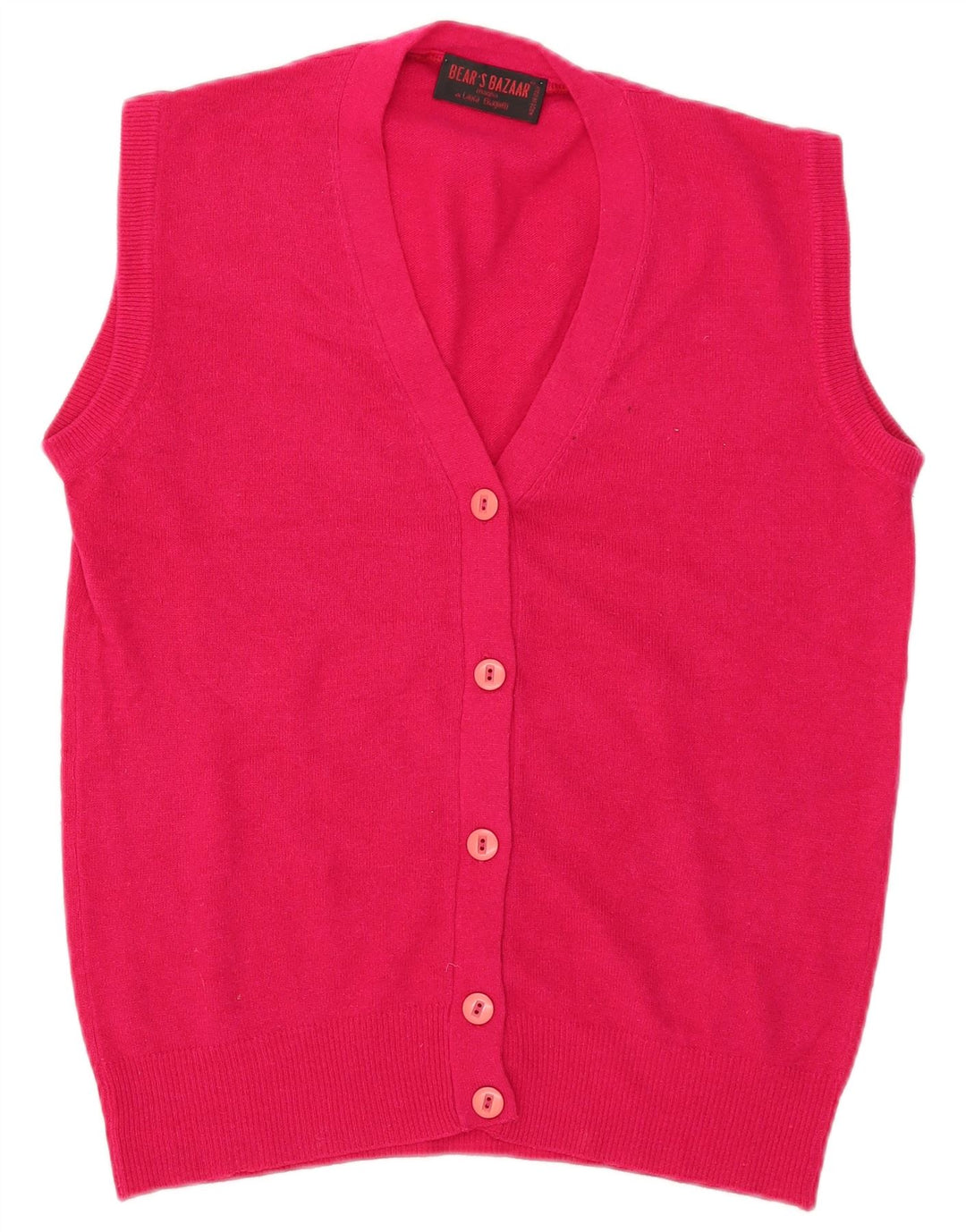 Suéter feminino Laura Biagiotti Bear's Bazaar Cardigan IT 44 rosa médio