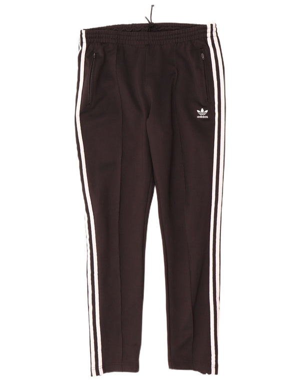 Calça de treino feminina Adidas UK 14 médio preto algodão