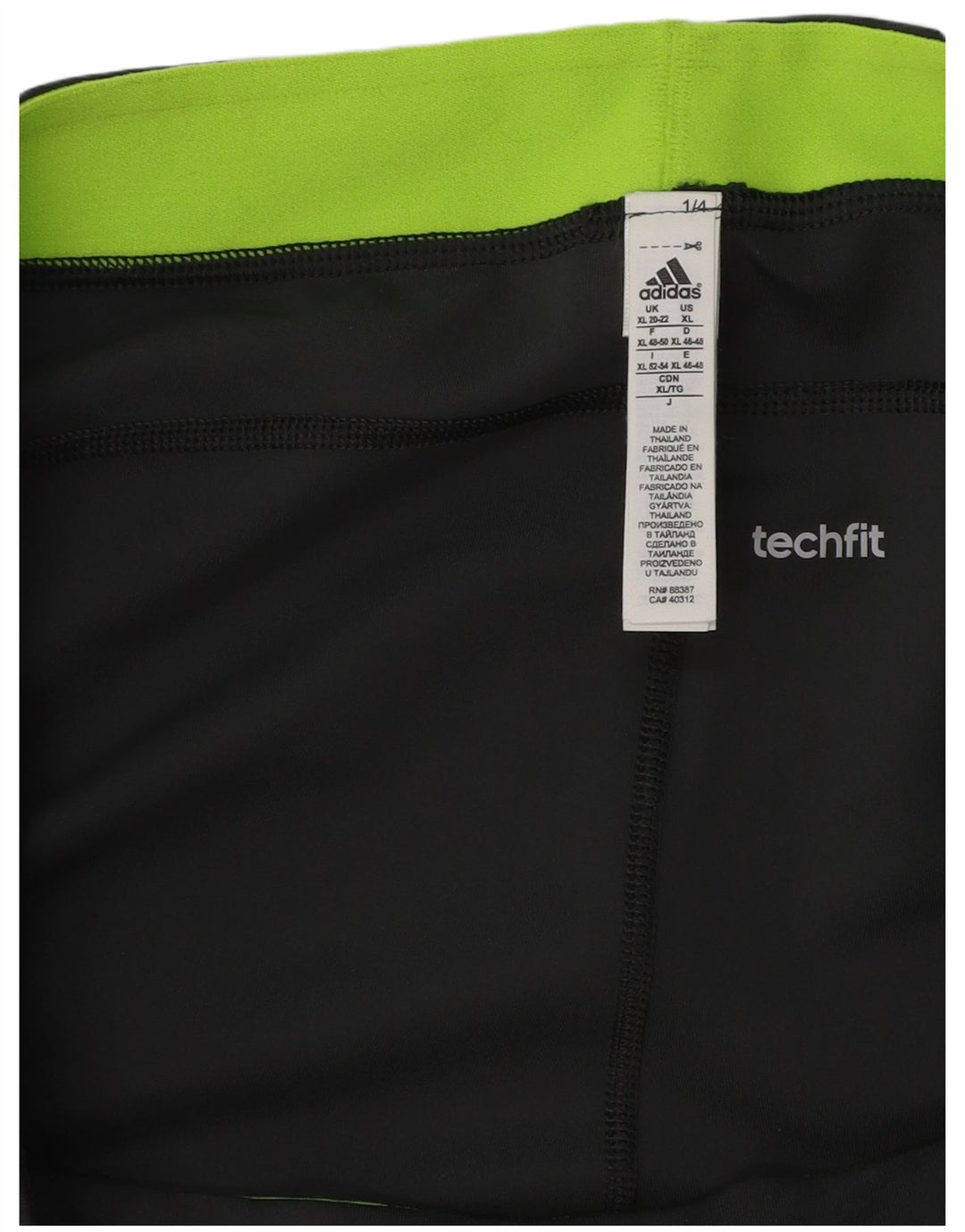 ADIDAS Womens Climalite Capri Leggings UK 20/22 XL Cinza Colorblock