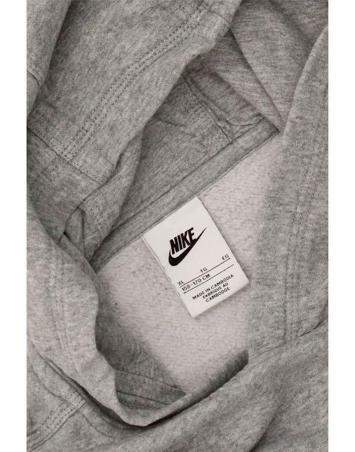 Jumper com capuz Nike Boys 13-14 anos XL cinza