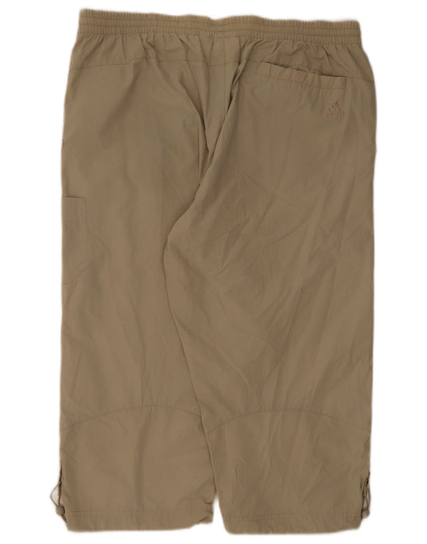Calça Adidas Mens Capri Treino XL Bege Poliéster