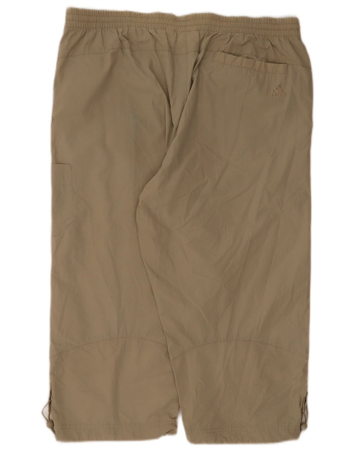 Calça Adidas Mens Capri Treino XL Bege Poliéster