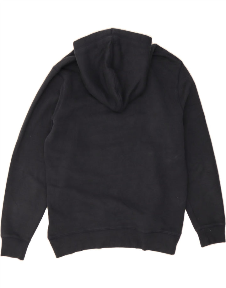 JACK WILLS Mens Graphic Hoodie Jumper Medium Black Cotton Vintage Jack Wills and Second-Hand Jack Wills from Messina Hembry 