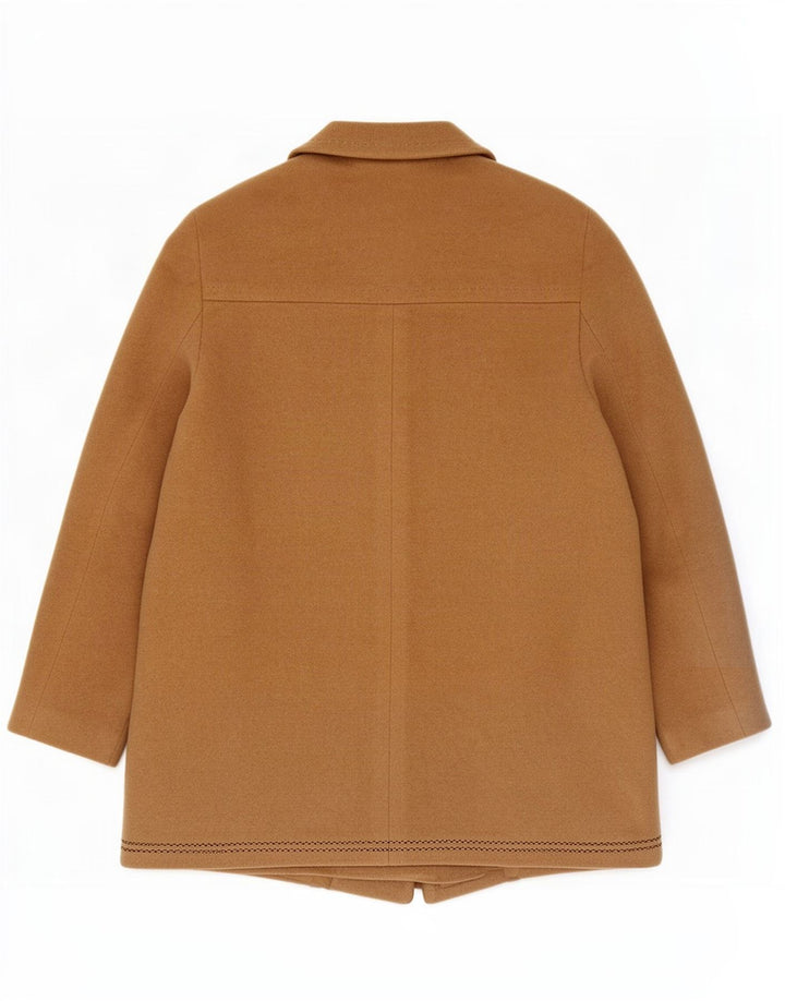 Sobretudo feminino Blarney Woolen Mills Reino Unido 16 grande lã bege