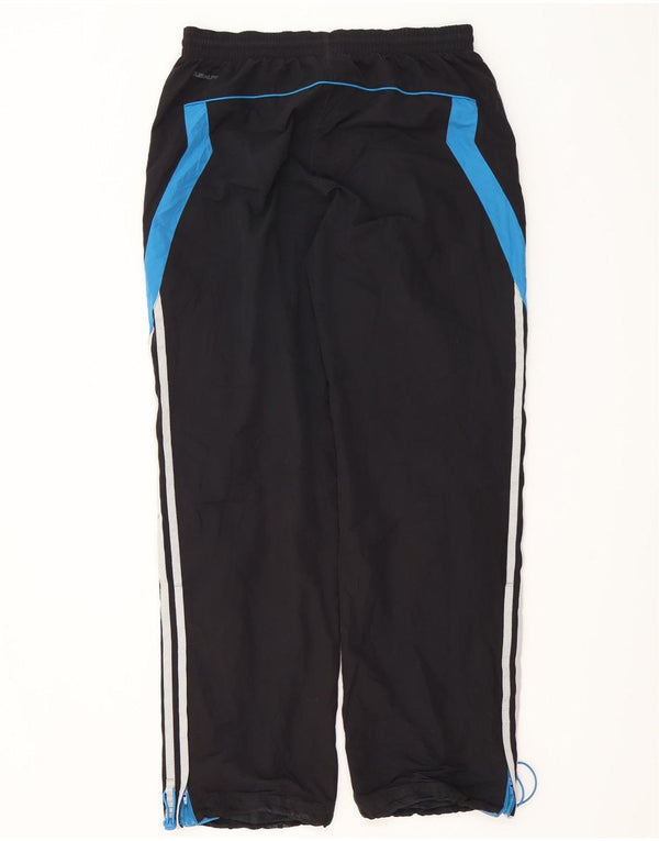 Adidas masculino climalite calças de treino joggers pequeno preto colorblock