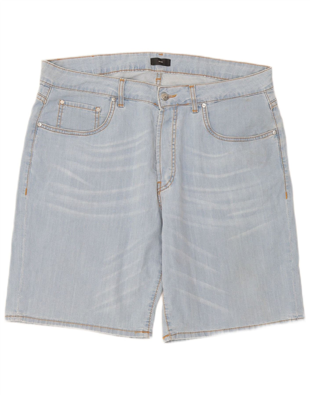 Liu Jo Shorts jeans masculino W38 XL algodão azul