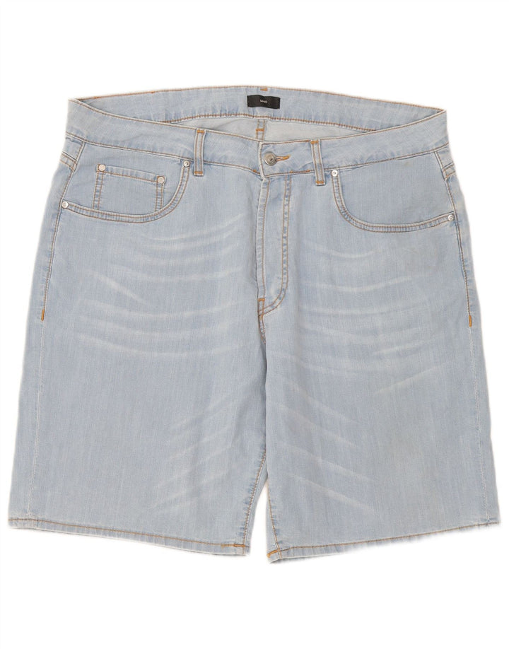 Liu Jo Shorts jeans masculino W38 XL algodão azul