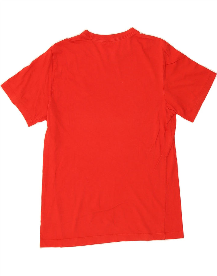NIKE Mens T-Shirt Top Small Red Cotton Vintage Nike and Second-Hand Nike from Messina Hembry 