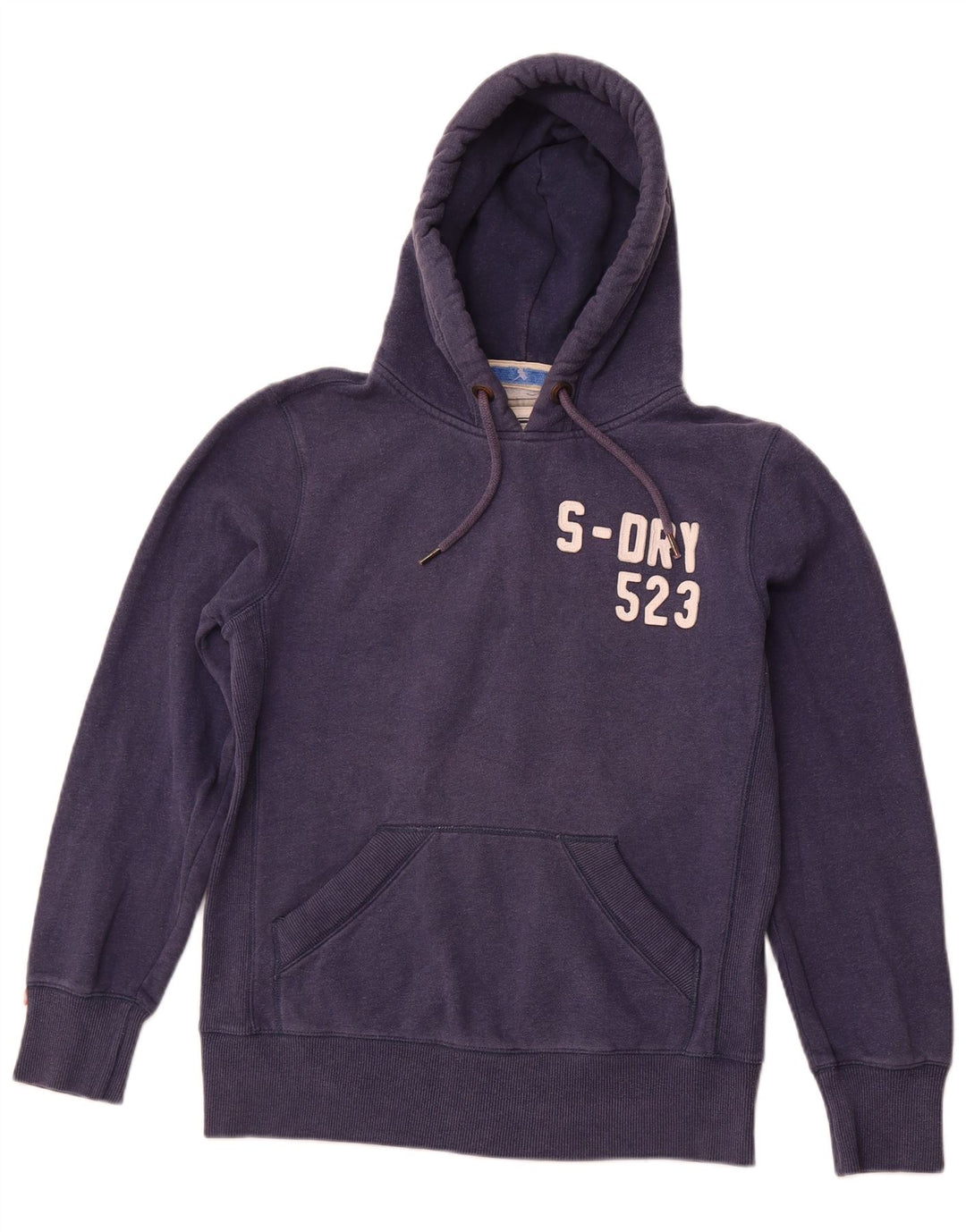 SUPERDRY moletom com capuz masculino gráfico médio algodão azul marinho