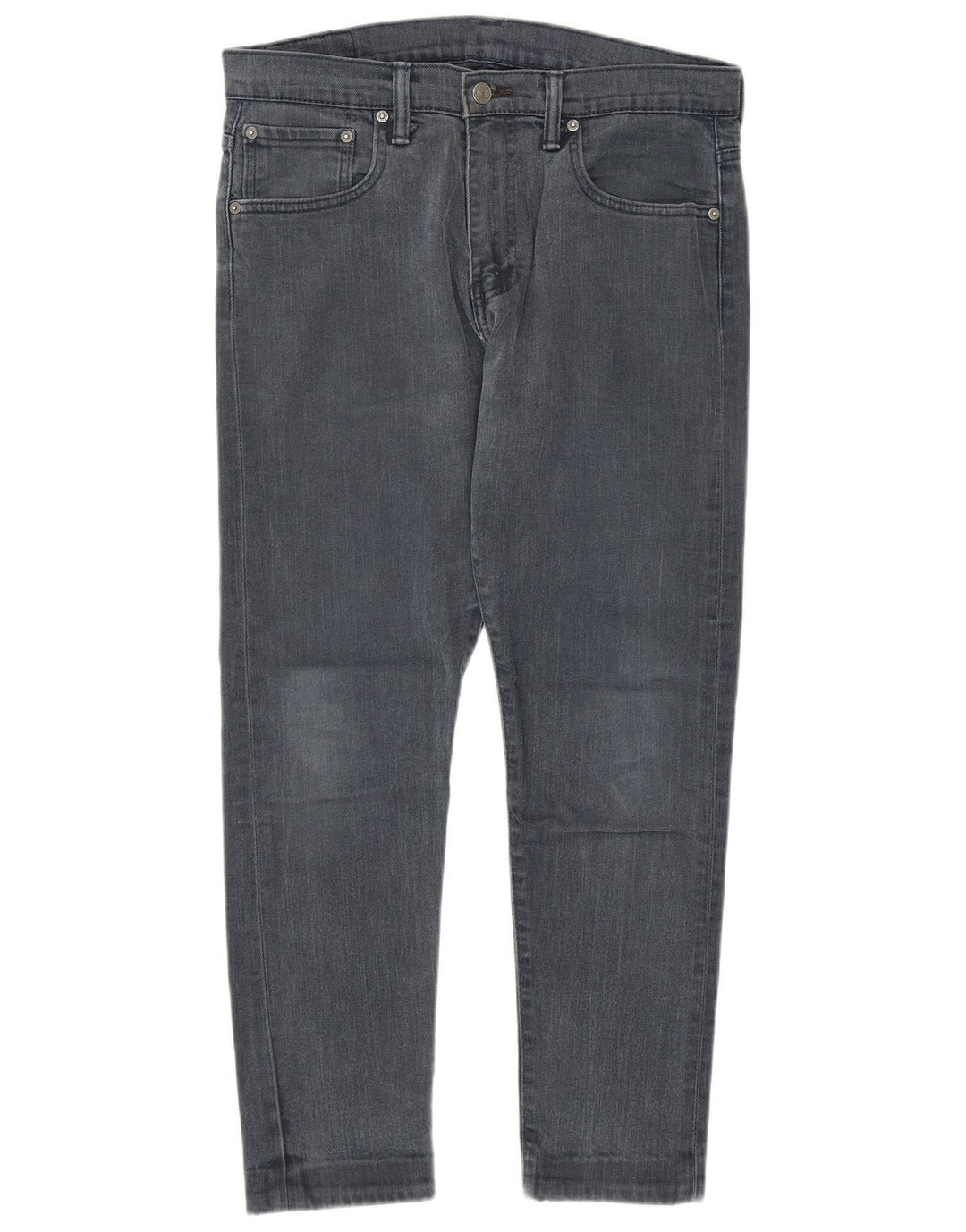 LEVI'S Jeans Slim Masculino W32 L27 Algodão Cinza