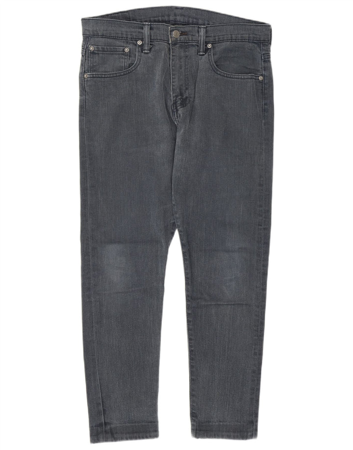 LEVI'S Jeans Slim Masculino W32 L27 Algodão Cinza