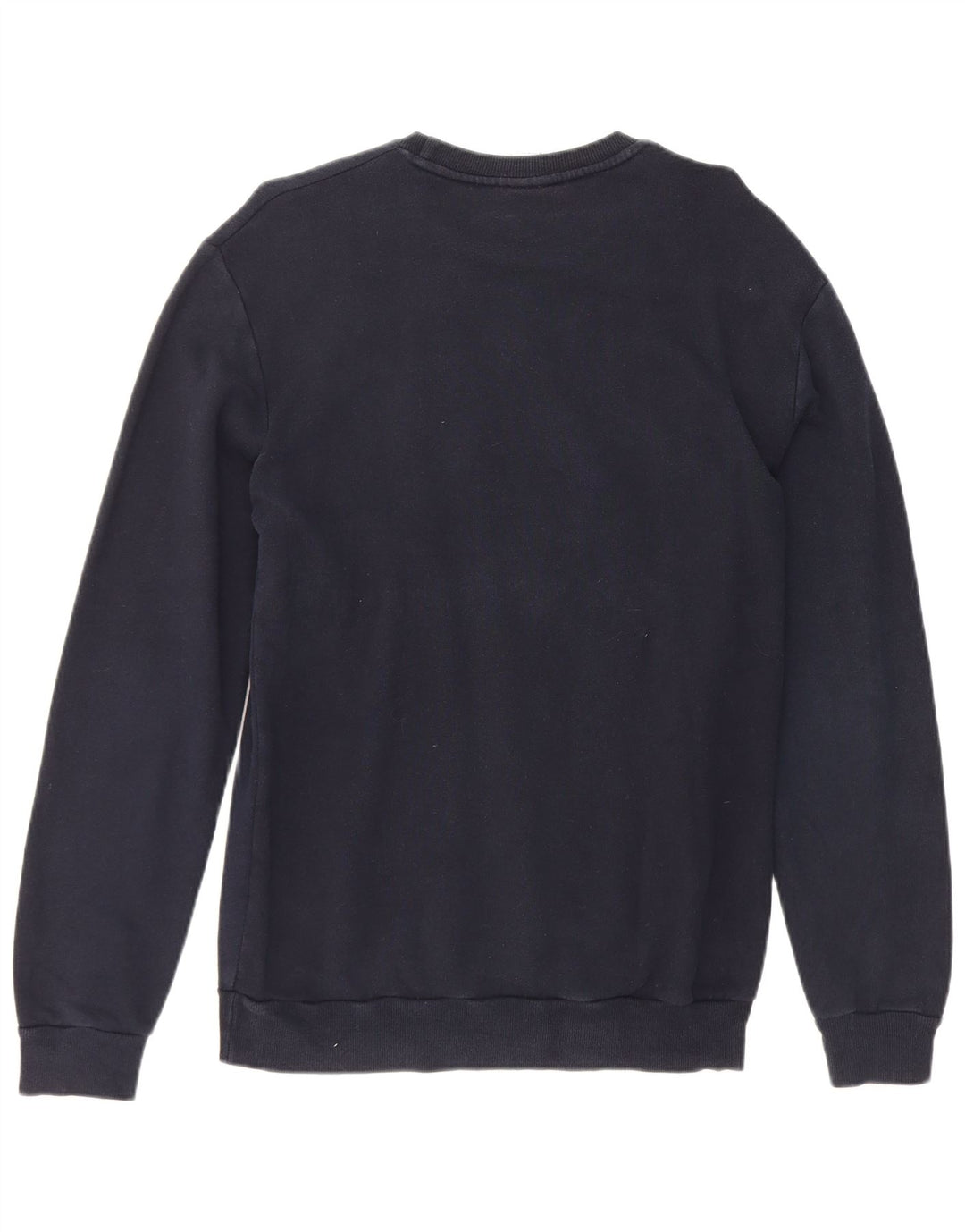 Zara moletom gráfico masculino jumper médio azul marinho