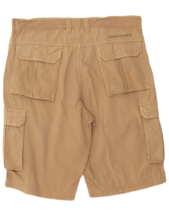 Shorts cargo masculino CARRERA W38 XL algodão bege