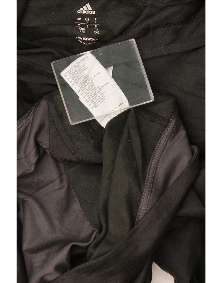 Adidas Mens Climawarm Hoodie Jumper Grande Poliéster Preto