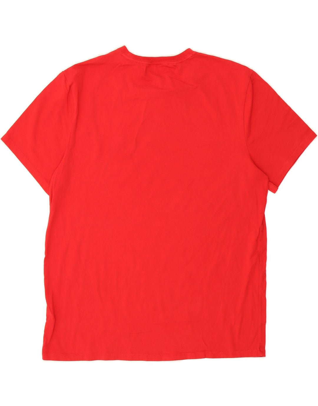 TOMMY HILFIGER Mens T-Shirt Top Large Red Cotton Vintage Tommy Hilfiger and Second-Hand Tommy Hilfiger from Messina Hembry 