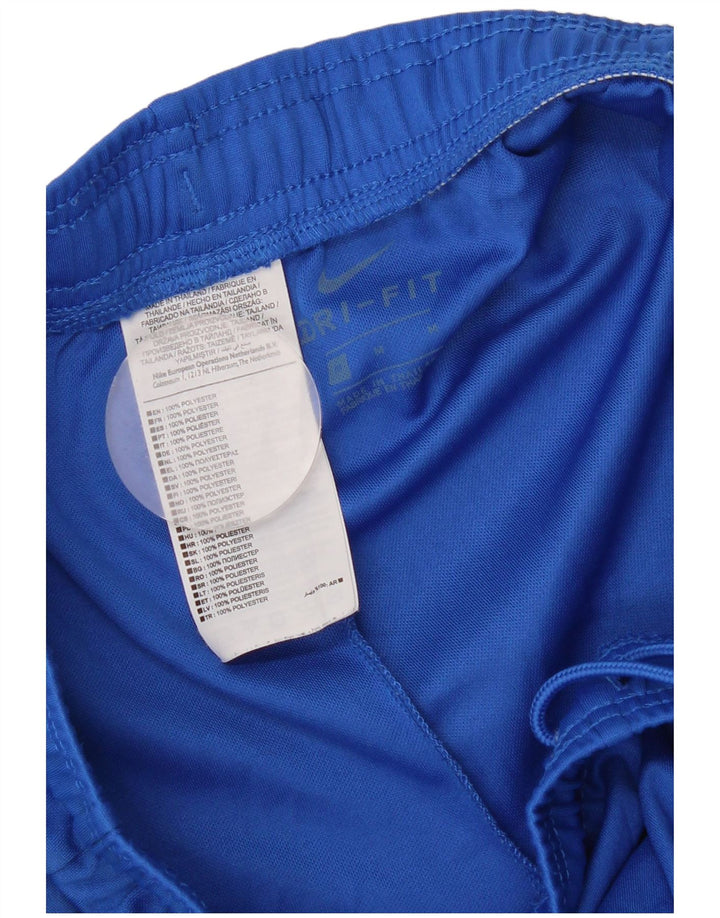Nike Mens Dri Fit Sport Shorts Médio Azul Poliéster