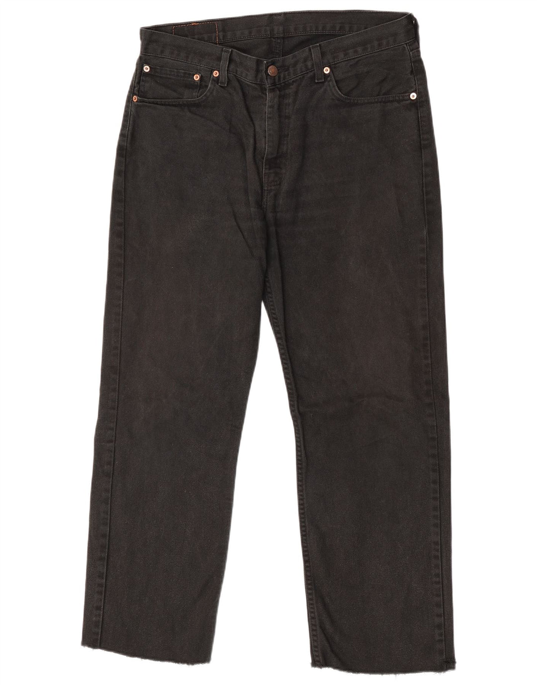 Calça Jeans Levis 751 Straight Masculina W36 L28 Algodão Preto
