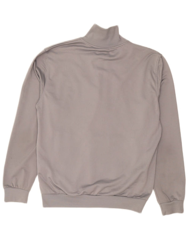 Adidas Mens Tracksuit Top Jacket Grande Cinza Poliéster