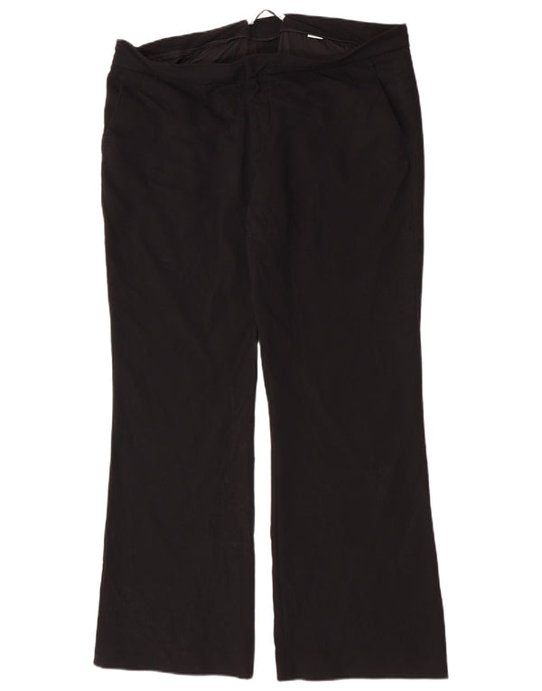 Zara Calça feminina casual bootcut 2XL W38 L32 preta