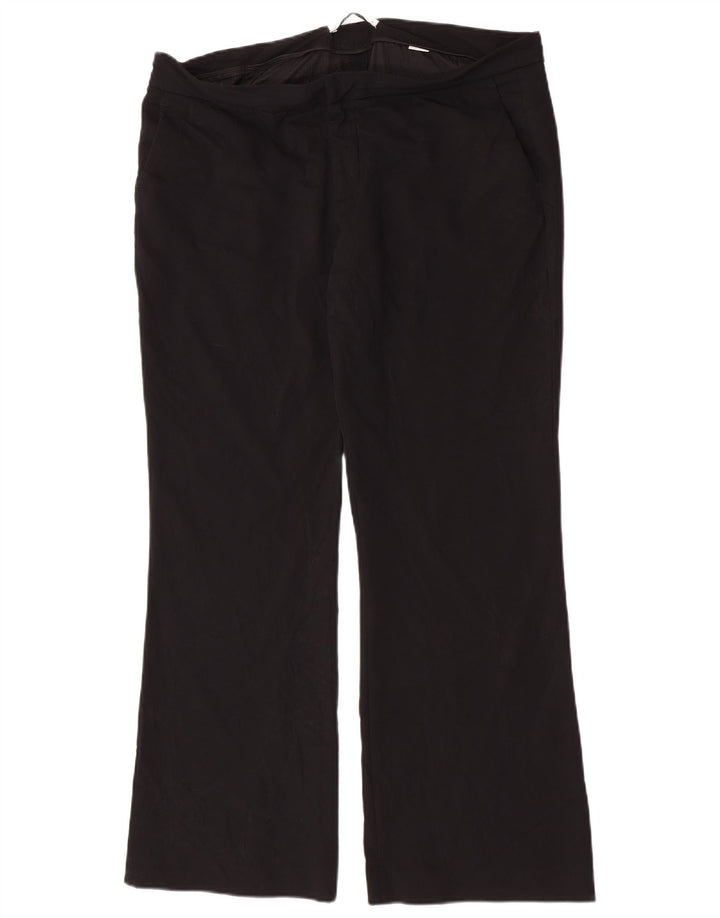Zara Calça feminina casual bootcut 2XL W38 L32 preta