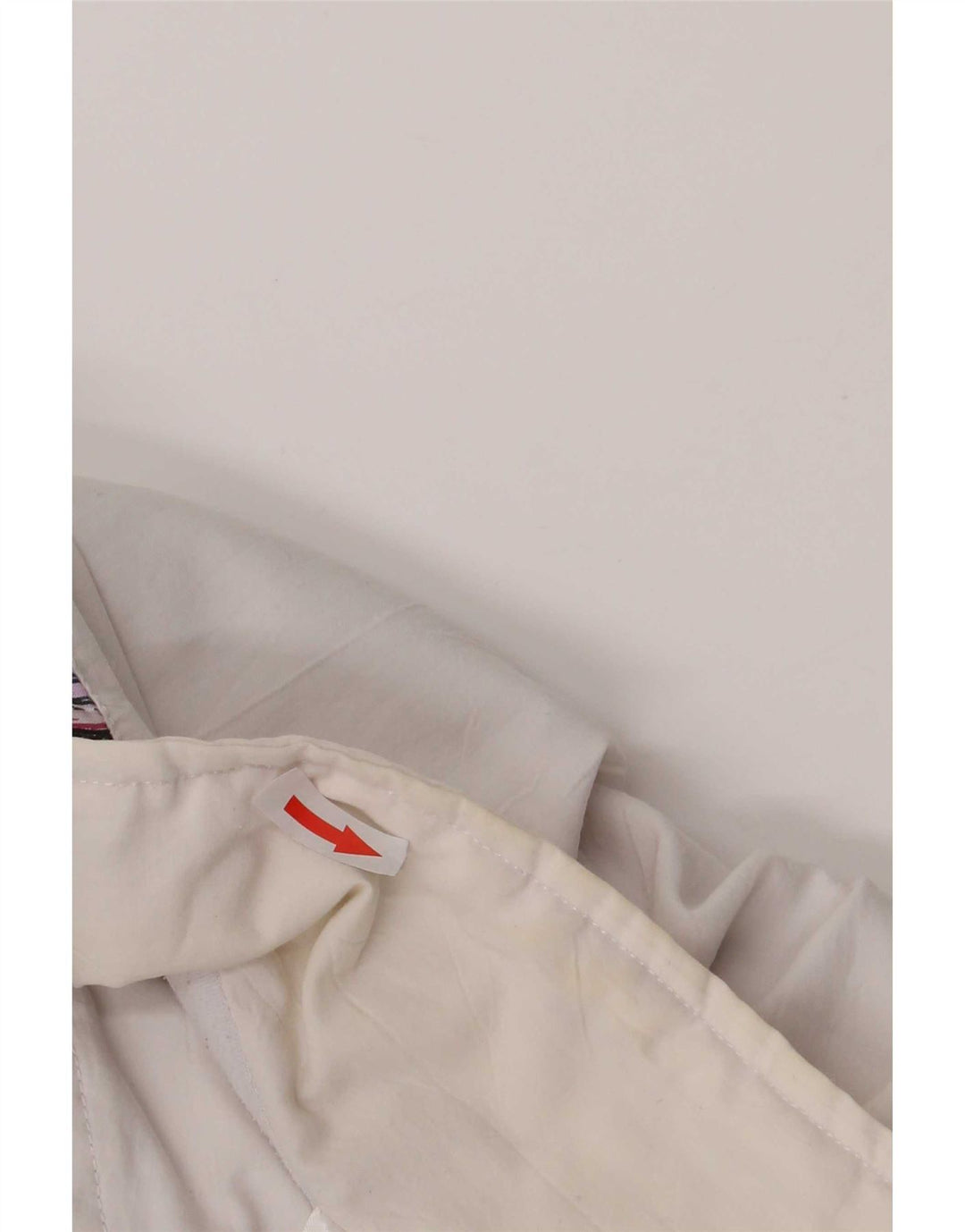 Jaqueta masculina de agasalho gráfico vintage médio branco colorblock retrô