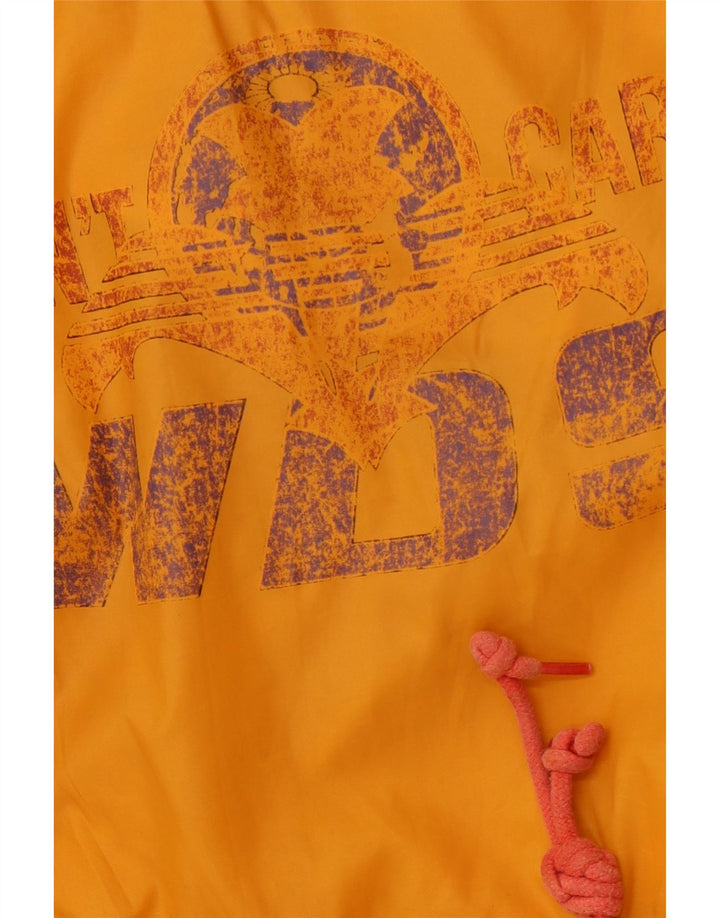 UNIFORM Mens Loose Fit Pulôver Jaqueta de Chuva Reino Unido 38 Médio Laranja