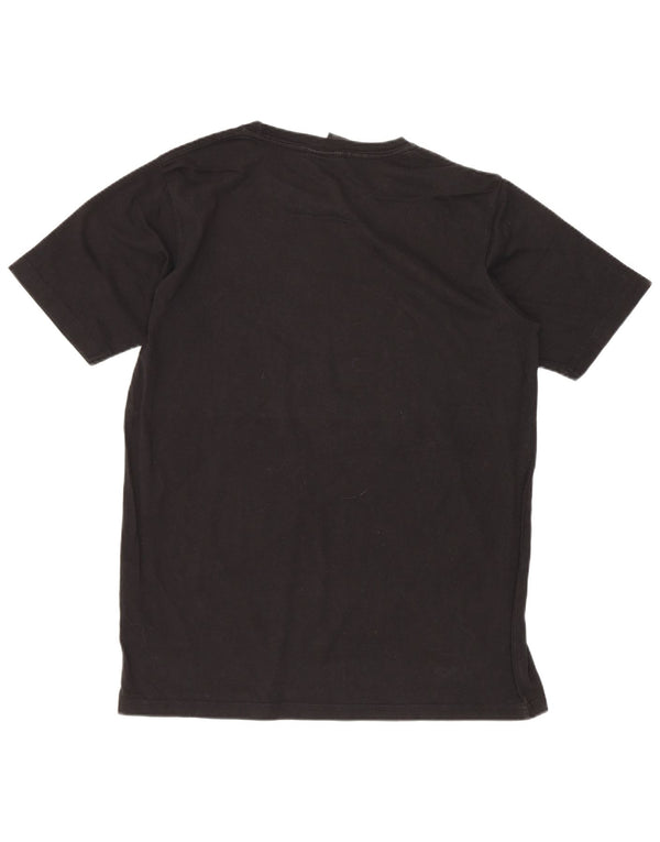 Camiseta gráfica Quiksilver Boys 15-16 anos algodão preto