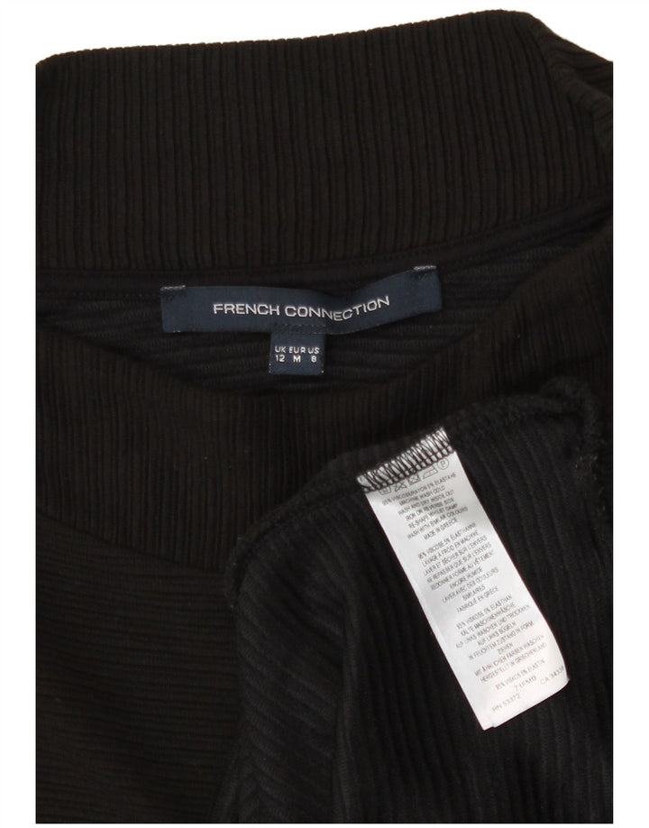 Vestido básico feminino French Connection UK 12 viscose preta média
