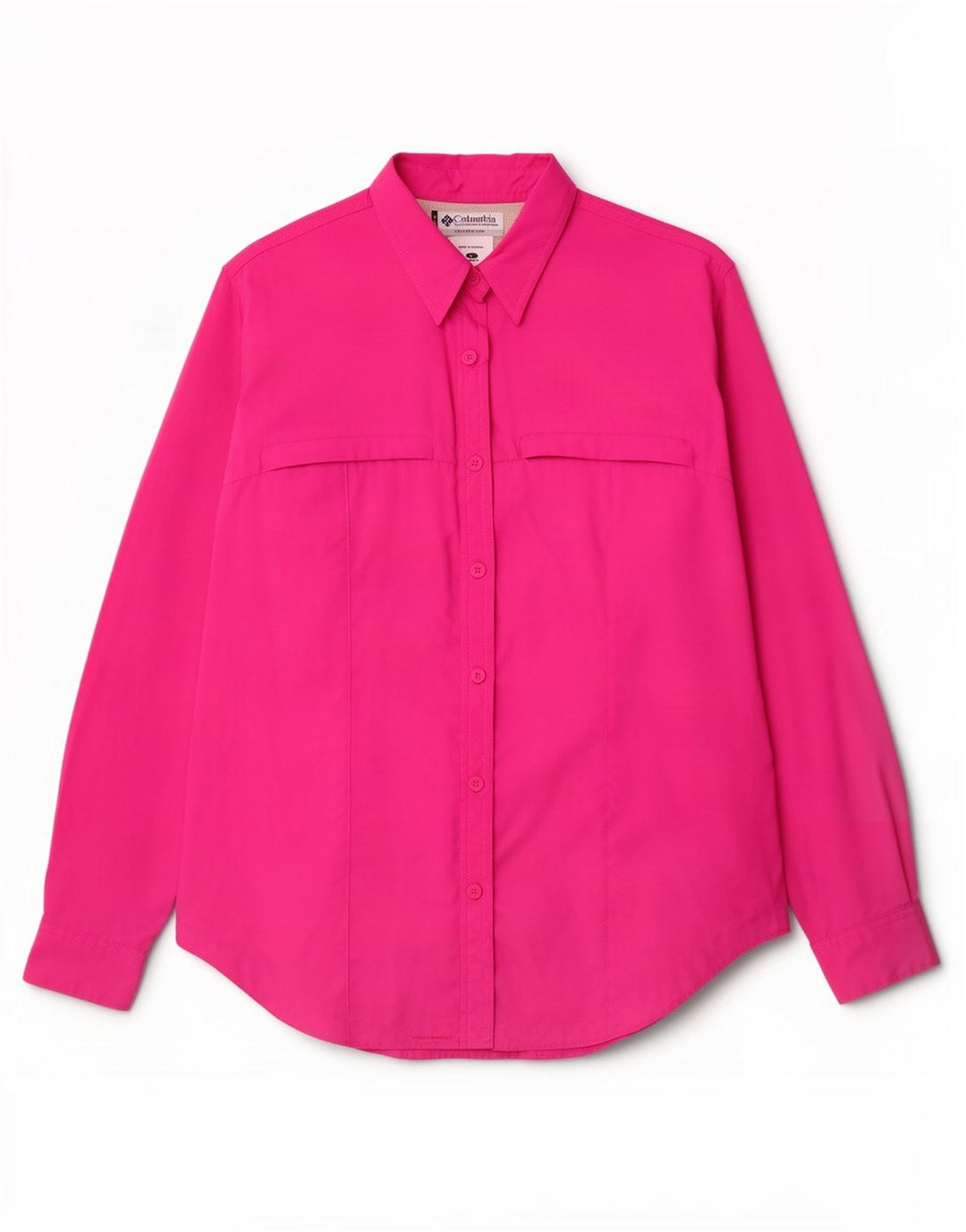 Camisa feminina Columbia UK 16 grande rosa nylon