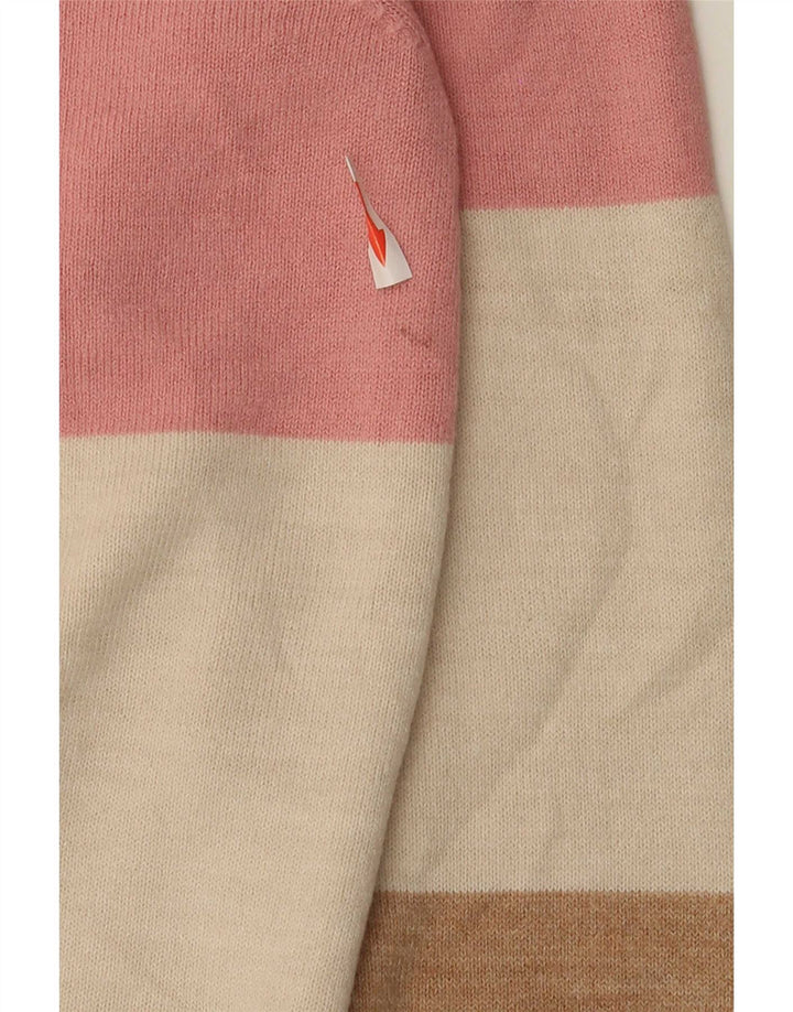 Suéter feminino Marks & Spencer com gola redonda Reino Unido 12 Médio multicolorido