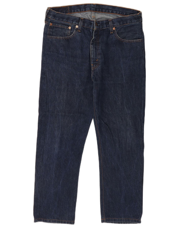 Calça Jeans Levis Masculina 751 Cropped Straight W36 L25 Azul Marinho