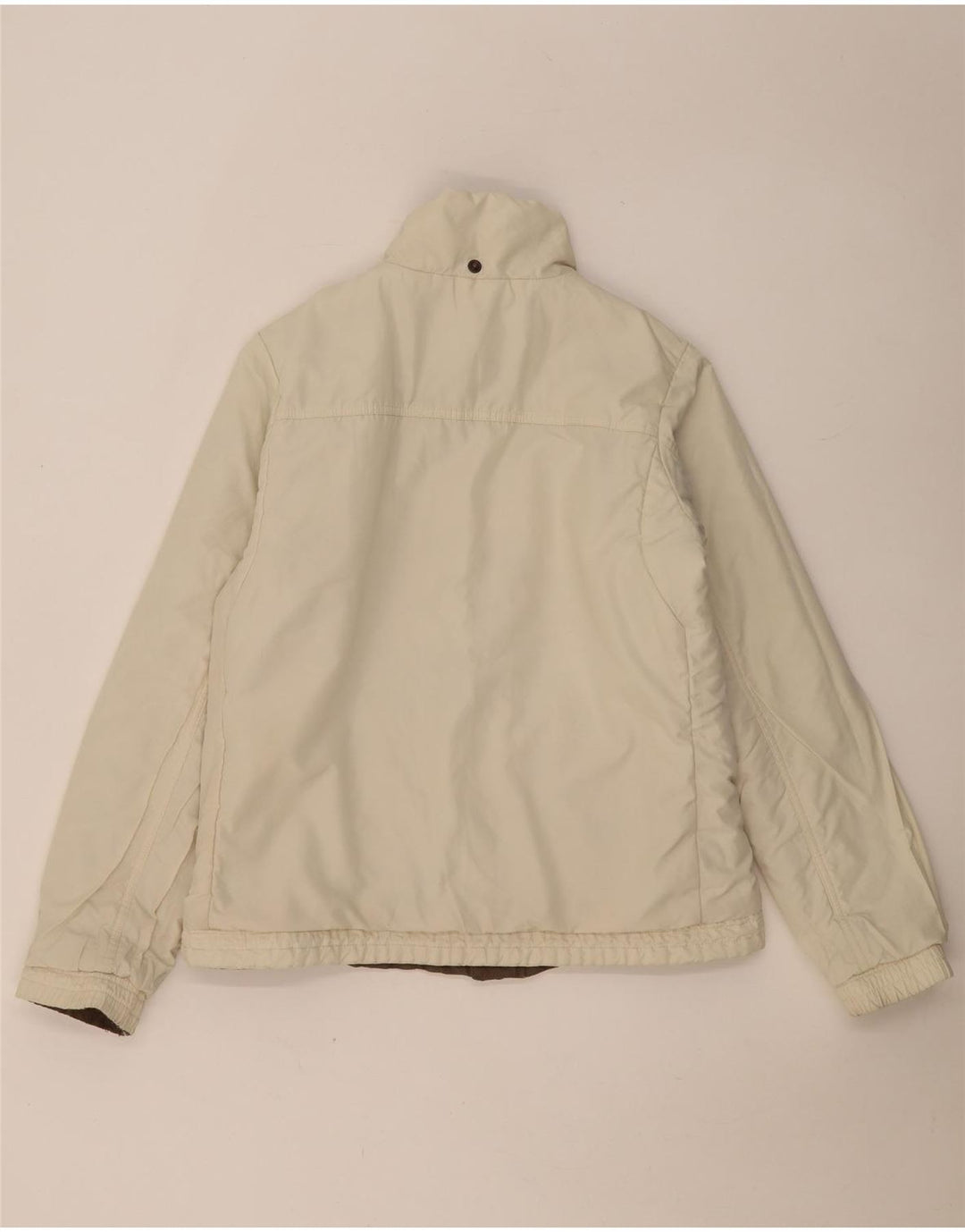 Jaqueta reversível feminina Nike UK 40 grande bloco colorido marrom